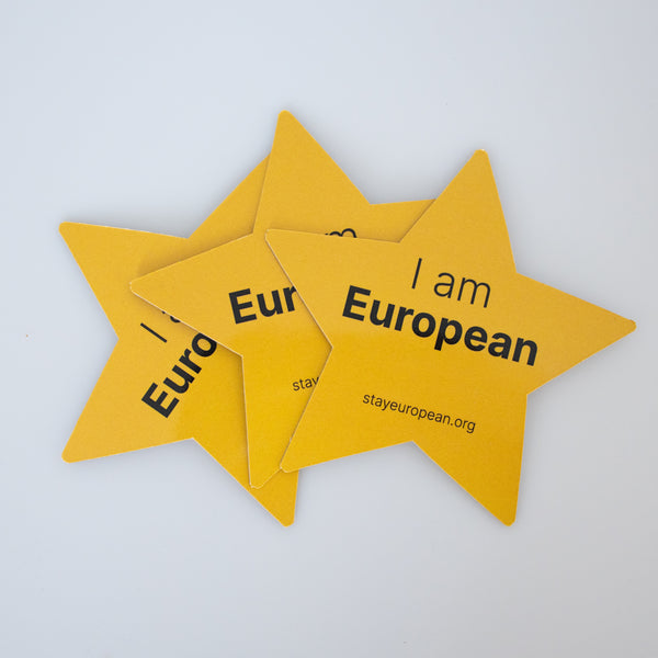 Fridge magnet: I am European