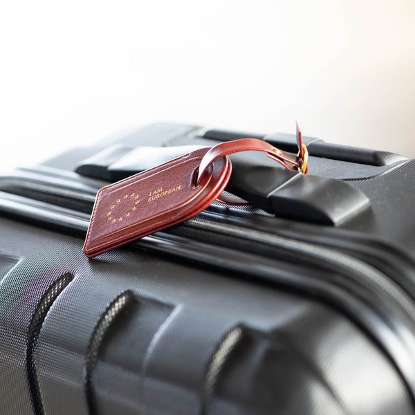 Luggage tag: I am European